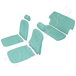 PACK DE HOUSSE DE SIEGE MINI "MONTE-CARLO" (BLEU CLAIR) 84-92 (INCLINABLE)