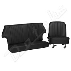 PACK DE HOUSSE DE SIEGE MINI 1970-1993 (REGLABLE) NOIR