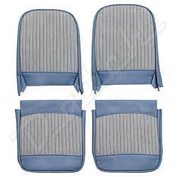 HOUSSE DE SIEGE MINI (BLEU/FLECK) AVANT 1959-1967 (13C)