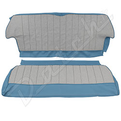 HOUSSE DE SIEGE MINI (BLEU/FLECK) BANQUETTE ARR 1959-1967 (13 C)