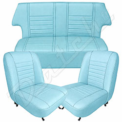  PACK DE HOUSSE DE SIEGE MINI 1973-1975 (BLEU CLAIR)