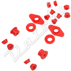 SILENT-BLOC DE BERCEAUX/BRAS INF ET TIRANTS MINI (KIT) POLY (ARR 1976-2000)