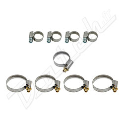 KIT COLLIERS (SANGLE) DURITES REFROIDISSEMENT/CHAUFFAGE  MINI 1275 CARB