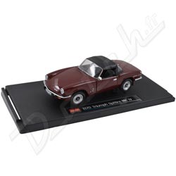 MINIATURE TRIUMPH SPITFIRE (1/18eme) mkIV (DAMSON RED) SUN STAR