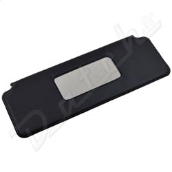 SUNVISOR 1970 ON WITH MIRROR IN BLACK