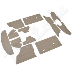 PACK GARNITURES INTERIEURES MINI (BEIGE CLAIR) 1973-2000 (CLASSIQUE) OVAL