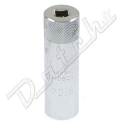 DOUILLE (CARRE 3/8) 21mm CLE A BOUGIE