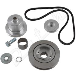 KIT CONVERSION DYNAMO > ALTERNATEUR (POULIES) TR2-TR3-TR4 (DAMPED)