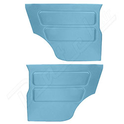 GARNITURE INTERIEURE MINI (BLEU CLAIR) CLASSIQUE (ARRIERE) 1973-2000