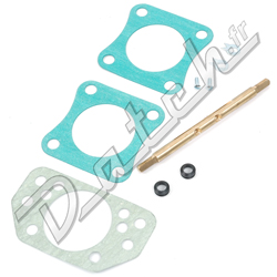 AXE DE PAPILLON DE CARBURATEUR "SU" HIF44 (DOUBLE PAS DE VIS) + JOINTS