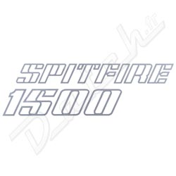AUTOCOLLANT DE CAPOT "SPITFIRE 1500" (GRIS)