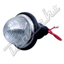 INDICATOR LAMP WITH WHITE PLASTIC LENS