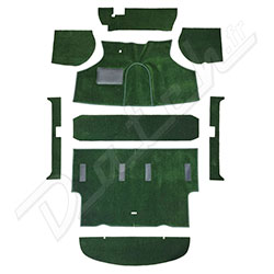 MINI SALOON ALL CARPET SET HIGH QUALITY TUFTED GREEN(LHD)