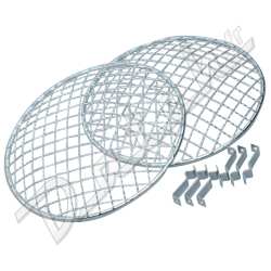 HEADLAMP GUARDS 7" (STAINLESS STEEL)