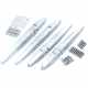 DOOR HINGE KIT IN ALLOY OF 4 EXTERNAL HINGES MK1/2 & VAN ETC