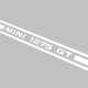 KIT AUTOCOLLANT MINI 1275GT (BANDES DE BAS DE CAISSE) BLANC