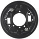 BRAKE BACKPLATE FOR FRONT BRAKE SHOES RH 1968 ON