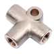 RACCORD 3 VOIES 0-3/8 UNF (MINI/MGA-MGB/SPRIGET/AUSTIN-HEALEY)