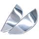 CASQUETTE DE PHARE (OPTIQUE 7") INOX (LA PAIRE)