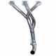 COLLECTEUR D'ECHAPPEMENT MINI CARBURATEUR "FREEFLOW" (44mm) INOX