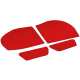 MOQUETTE MINI DE 1973 A 2000 (ROUGE)