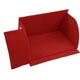 GARNITURE DE COFFRE MINI (RESERVOIR 25L) ROUGE