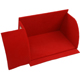 GARNITURE DE COFFRE MINI (RESERVOIR 34L) ROUGE