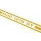 KIT AUTOCOLLANT MINI 1275GT (BANDES DE BAS DE CAISSE) GOLD