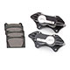 ALLOY 4 POTS CALIPERS "COOPER" (INCLUDING BRAKE PADS)