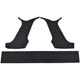 GARNITURE DE MONTANT DE LUNETTE ARRIERE MINI 1969-1996 (NOIR)