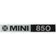 MOTIF DE BADGE DE MALLE MINI RECTANGULAIRE "MINI 850"