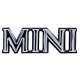 BADGE DE MALLE MINI 1992-1996 "MINI" (CHROME)