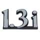 BADGE DE MALLE MINI "1.3i" (CHROME)