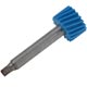 PIGNON DE CABLE DE COMPTEUR MINI 18 DENTS (BLEU)