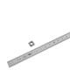 ECROU PRISONNIER CARRE 0-1/4 unf (10x10mm)