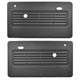 GARNITURE INTERIEURE MINI (NOIR)  CLUBMAN (PORTE) 1976-1980 (LA PAIRE)