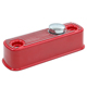 CACHE-CULBUTEURS (SERIE-A) ALU "STRIE"  ROUGE