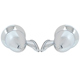 RETROVISEUR EXTERIEUR OBUS (UNIVERSEL) CHROME (CONVEXE) LA PAIRE