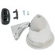 MIRROR TORPEDO TYPE L/H DOOR FITTING FLAT GLASS