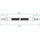 DURITE/FLEXIBLE DE FREIN (CAOUTCHOUC) ADO16 (ARR CENTRAL)
