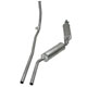 EXHAUST SYSTEM WITH TWIN BOX FOR SALOON