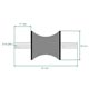 EXHAUST REAR COTTON REEL TYPE MOUNTING