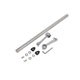 BARRE PORTE-BADGES DROITE 18"
