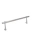 BARRE PORTE-BADGES DROITE 18"