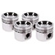 "OMEGA" FORGED PISTONS  (DISH 18CC) 1275CC (FLOATING PIN) TURBO