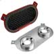FILTRE A AIR HS4/H4/HD4/HIF38/HIF4 DOUBLE "ITG" + CORNETS STUBSTACK (MED)