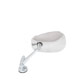 RETROVISEUR D'AILE (BRAS INCLINABLE) OVALE (PLAT)