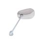 BRAS INCLINE MOYEN S18 RETROVISEUR OVALE (CONVEXE)