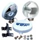 PHARES ADD 140mm CHROME WIPAC (ANTI-BROUILLARD)+PATTES INOX