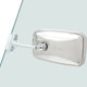 RETROVISEUR "PINCE" FIN (RECTANGULAIRE) PLAT